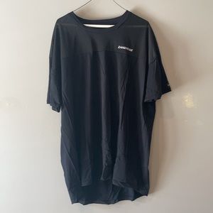 Zanerobe T-shirt black mesh top